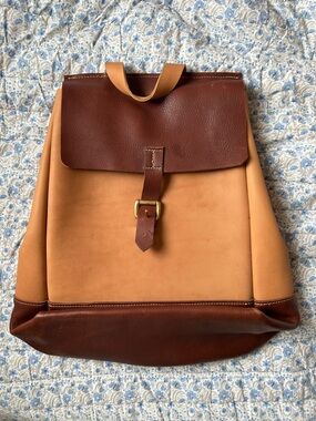 Handmade Genuine Leather Travel Backpack